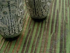 Green abaca placemat 33x48cm [AZ01511]