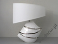 Lampa stołowa LACE biała 63cm [AZ02239]