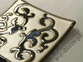 Patera ceramiczna z dekorem 14x14x2cm [AZ01118]