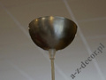 Silver pendant lamp 55x20cm E27 [AZ02485]