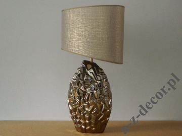 Gold EROCK ceramic table lamp 62cm [AZ02553]