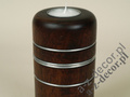 Tealight candle holder with metal 8x15cm [AZ00604]