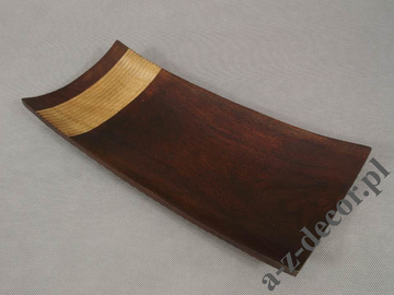 Patera drewniana FURROW 18x40,5x5cm [AZ01812]