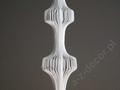 Lampa wisząca EMPEROR biała 20x92cm [AZ01593]