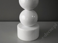 Lampka nocna PERLA II opalizująca biel 56cm [AZ02473]