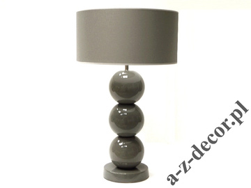 Lampa stołowa PERLA III CY szara 68cm [AZ02572]