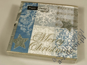 Christmas napkins 33x33cm design 60602 [AZ01336]