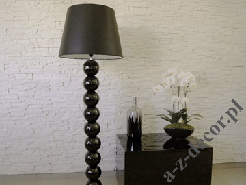 Lampa podłogowa z kulami do salonu PERLA IX TB czarna 170cm [AZ02180]