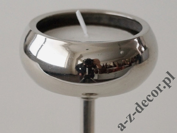 Metal T-light holder 25cm [AZ00862]