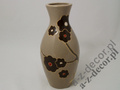 Decorated earthenware vase 33cm [AZ01133]