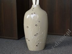 Wazon ceramiczny CLAUDIO z aplikacjami 46cm [AZ01052]