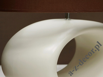 Kremowa lampa stołowa PORTO 47cm [AZ02424]