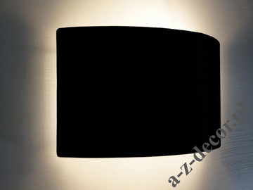 Nowoczesny czarno srebrny kinkiet 35cm [AZ02634]