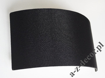 Nowoczesny czarno srebrny kinkiet 35cm [AZ02634]