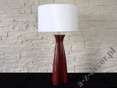 Lampa stołowa TULIP bordowa 40x78cm [AZ01672]