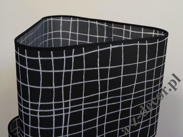 Lampa podłogowa z pięciu abażurów QUANTUM II czarna 33x130cm [AZ02224]
