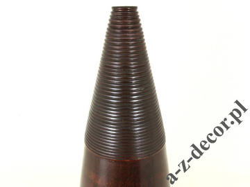 Wysoki wazon z drewna mango 61cm [AZ00047]