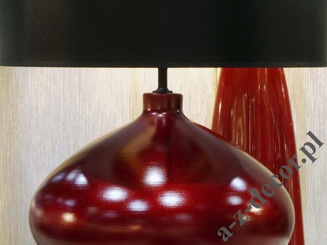 Lampa stołowa LUCIA czerwona 56cm [AZ01360]