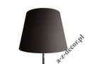 Lampa podłogowa PERLA IX TB 170cm ze złotymi kulami i brązowym abażurem [AZ02755]
