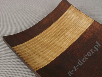 Patera drewniana FURROW 18x40,5x5cm [AZ01812]