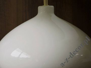 Ceramiczna lampa stołowa LUCIA jasno kremowa 56cm [AZ02481]