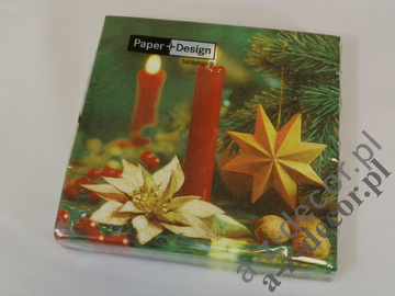 Christmas napkins 33x33cm design 60667 [AZ01718]