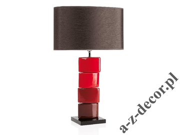 Lampa stołowa CHANELA czerwona 61cm [AZ02329]