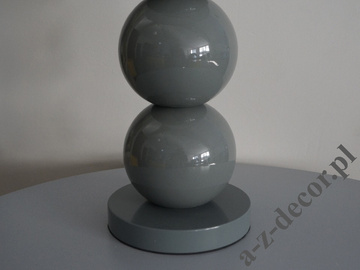 Lampa stołowa PERLA III CY szara 68cm [AZ02572]