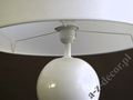PERLA III white ceramic table lamp 68cm [AZ02160]