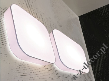 Square SHAPE 50cm ceiling lamp with diffuser [AZ02677]