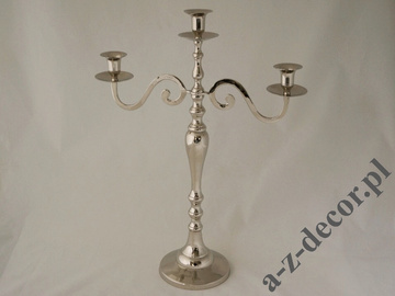 Metal candle holder x3, 38x50cm [AZ02171]