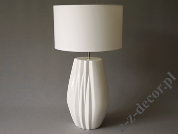 Biała lampa stołowa EVITA 60cm [AZ02524]