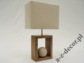Drewniana lampka nocna SCALA 53cm [AZ02247]