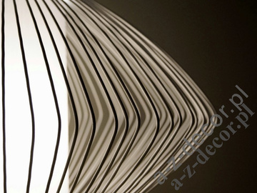 Duża lampa wisząca OPIUM LG biała 60x70cm [AZ02462]