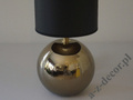 Dark gold NEVE bedroom lamp 52cm [AZ02242]