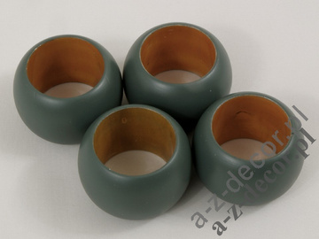 Obrączki na serwetki szare 4szt/op [AZ01183]