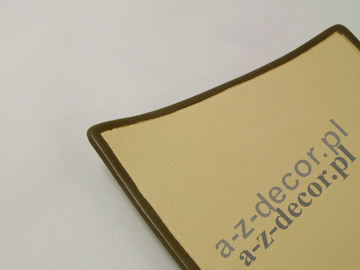 Earthenware plate 14x14x2cm [AZ01120]