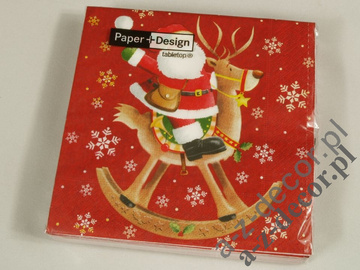Christmas napkins 33x33cm design 60574 [AZ01330]