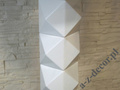 Biała ceramiczna lampa podłogowa DIAMS 140cm [AZ02479]