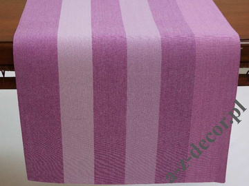 Bieżnik w pasy fioletowy 42x140cm [AZ02136]