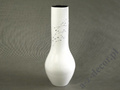 Wysoki biały wazon ceramiczny 58cm [AZ01907]