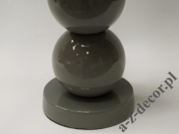 Lampa stołowa PERLA III TB szara 39x71cm [AZ02436]