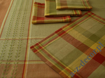Table cloth 150x150cm + 4 napkins [AZ00165]