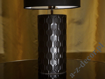 Czarna lampa stołowa REZA 59cm [AZ02725]