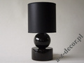 PERLA I black bedroom lamp 39cm [AZ02341]