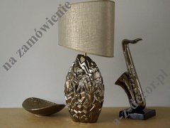 Gold EROCK ceramic table lamp 62cm [AZ02553]