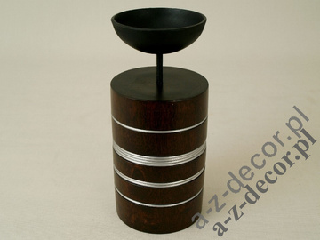 Pillar candle holder with wire 10x15cm [AZ00738]