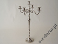 Metal candle holder x5, 42x75cm [AZ01959]