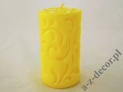 Yellow pillar fiorentino candle 8x15cm [AZ02184]