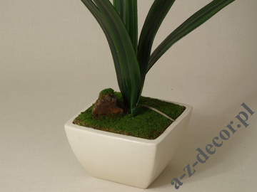 Orchidea w doniczce fioletowa 56cm [AZ01849]